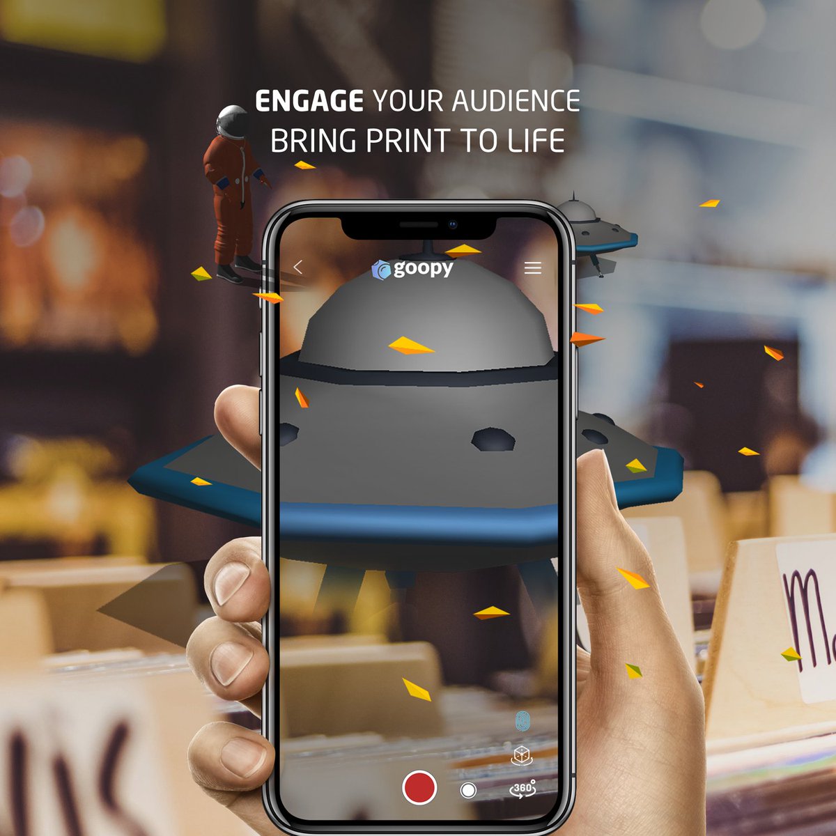 GoopyTechnology's tweet photo. Transform your phone or tablet in an augmented reality scanner. Check the Goopy new release
Download our app and discover https://t.co/sRcrsyME8k
#AugmentedReality #AR #RealidadAumentada #GoopyAR #ARKit #ARCore #GoopyStudio https://t.co/6T1ZzCS62y