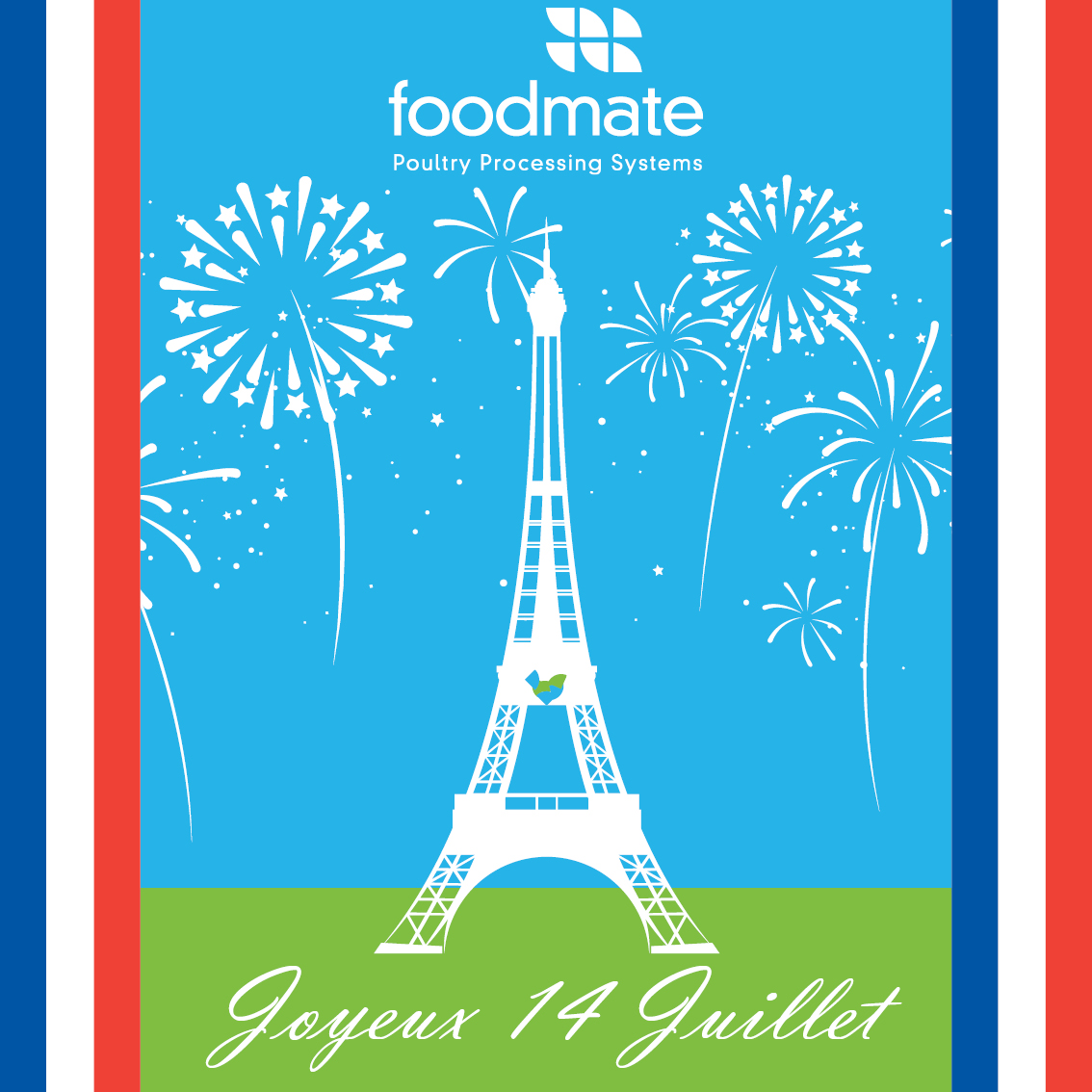 We wish our French relations a happy 14th of July.
Joyeux quatorze juillet!

#14Juillet #FêteNationaleFrançaise