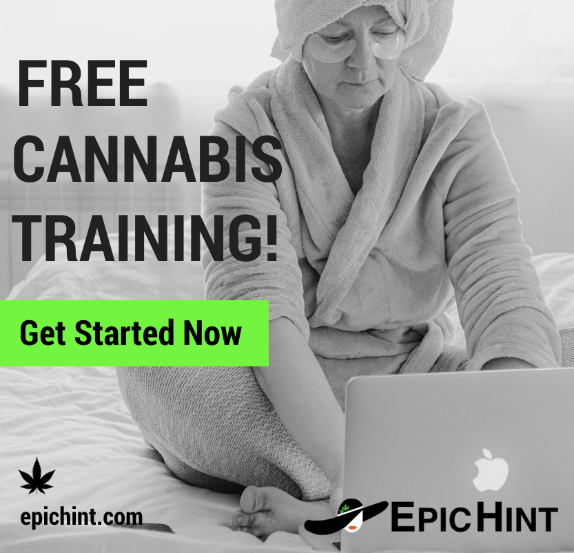 EpicHint's tweet photo. Every Monday a new group of Learners get free access to our comprehensive #cannabistraining, #dispensarytraining, and #Budtendertraining!

EpicHint's training is FREE, gets people HIRED, and gets people PROMOTED.

ALL are welcome! >>> https://t.co/3WLklczXcw 

#CannabisJobs https://t.co/k3WB4QomyK