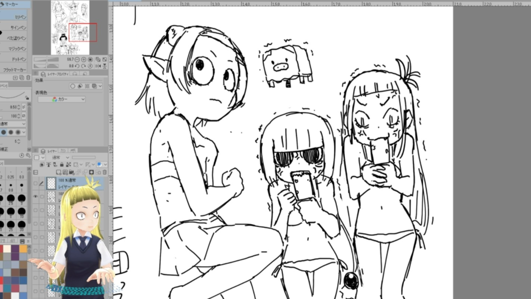 ライブでここまで進みました #今日のライブ進捗 https://t.co/NIi7AwfFTo 