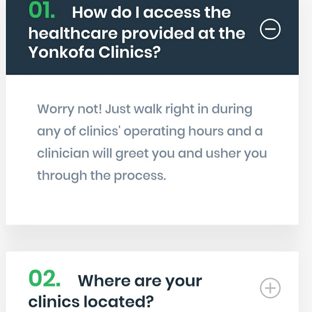 Nearing the launch of a special site we've been working on for #yonkofaproject (w/some unfortunate delays). Hope to have meaningful/educational content soon, but for now,  here is a sneak preview of the FAQs! 

#website #websitedesign #healthcare #clinic #ux #uxdesign #mobile