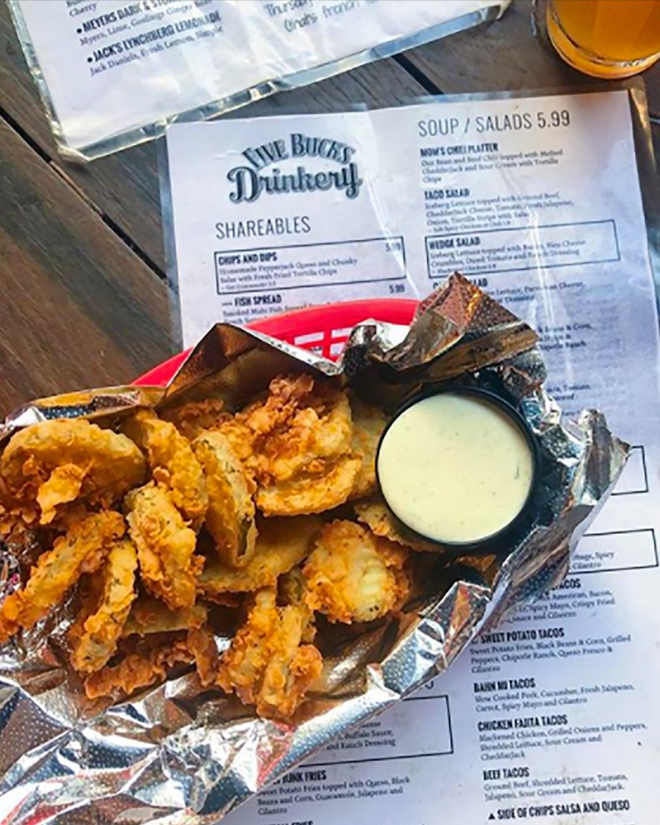 FiveBucks727's tweet photo. We might just have the tastiest bar food in #DTSP 🤔
📸 @twogirlsinapickle 
.
🕦 11:30am - Midnight Everyday!
.
.
.
#FiveBucksDrinkery #FiveBucks #FiveBucksFun #DTSP #StPete #ILoveTheBurg #SupportLocal #Beer #Drinks #HappyHour #Food #Foodie #Yummy #Party #Vibes https://t.co/K6EX1ul4a4
