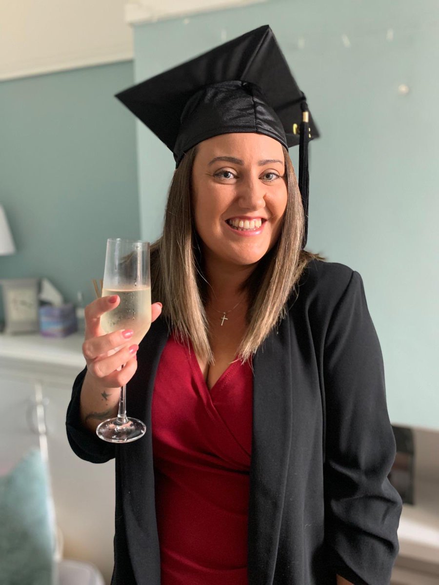 MissHowells2's tweet photo. Not the graduation we were all wanting but lovely to celebrate on teams with everyone 👩🏻‍🎓 🎉🥂 Congratulations everyone! @ITEcardiffmet https://t.co/oJdlLMzvWx