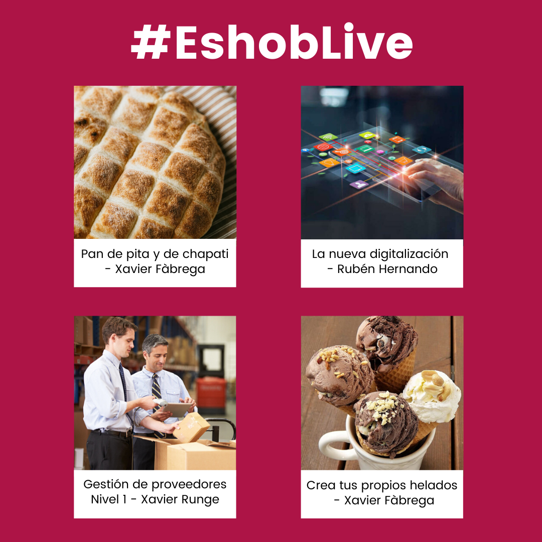 ESHOBescola's tweet photo. ▶ Nuevas formaciones grabadas en #EshobLive de temática muy variada y con profesionales de prestigio.

🌐 Entra y descubre todos los cursos en: https://t.co/35sTS8oQIT https://t.co/2f1lkuaUxh