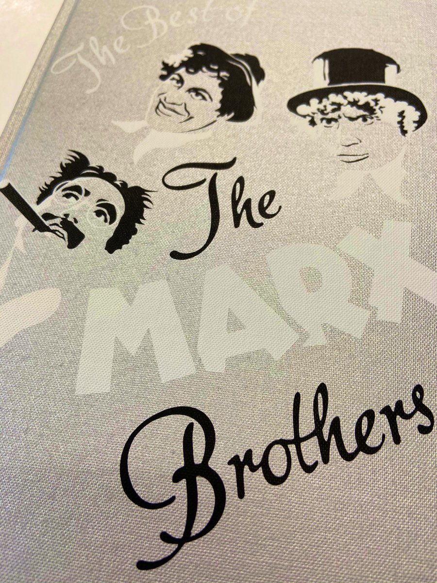 OxfamBeacoBooks's tweet photo. If you #love all things Marx Bros, then you’ll adore this fine @foliosociety book with fab illustrations and #classic extracts from #Groucho #Chico #Hapro et al #comedy #collectibles https://t.co/e8bGq34oLd