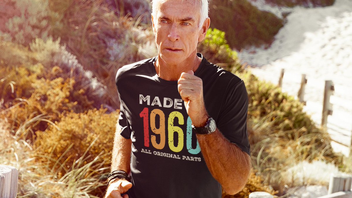 TrulyGifted10's tweet photo. Made in 1960 All Original Parts birthday gift tee, buy it here>>> https://t.co/J3bH8Rn3Om https://t.co/6myT0pYboR