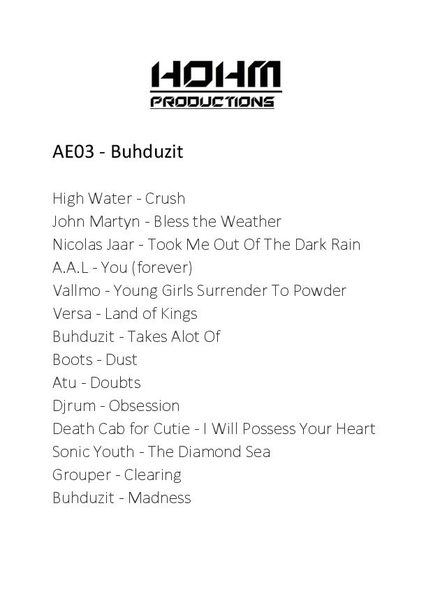 Next in our series is a mix from Glasgow based artist Buhduzit who has provided quite an eclectic mix

mixcloud.com/hohm-productio…