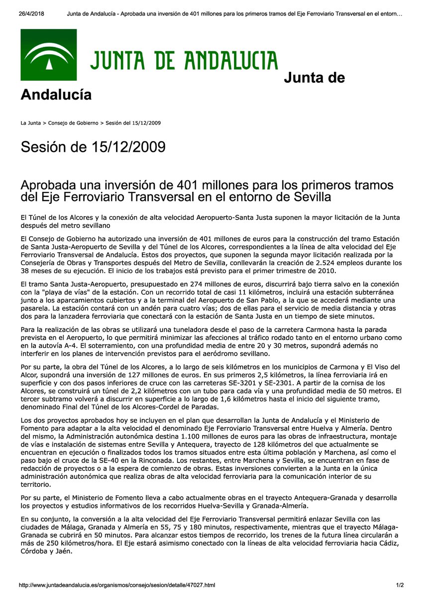 Jonathan_SVQ's tweet photo. Obras EJECUTADAS hasta MARCHENA esperando REANUDACIÓN. No tenéis vergüenza @psoedeandalucia @psoedesevilla @PSOEAytoSevilla @JuanMarin_Cs @JuanMa_Moreno @Pilaresdiferent @IzqAndalucista @IzAND_Sevilla @RedCiudadanaSev @SVQProgresista @diariosevilla @elCorreoWeb @AndaluciaxSi https://t.co/H44AzYcuAP