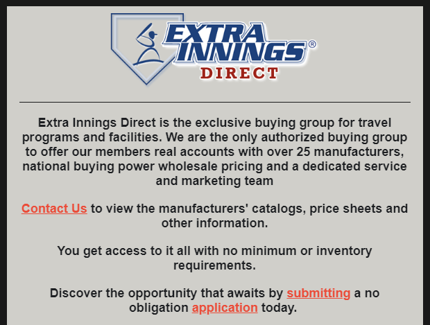EIDirect's tweet photo. Does your organization or facility currently sell product? Do you have wholesale accounts that would lower operational costs for items like field equipment, first aid kits, cleaning supplies and balls?  Add value to your program or facility. https://t.co/zzeQjw6ppx https://t.co/4IzXOkiRxX