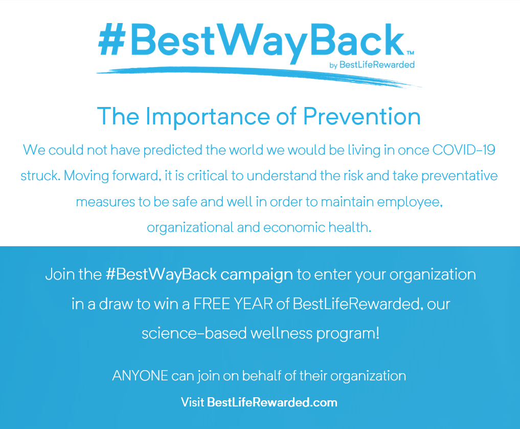 Doc_RickDPM's tweet photo. RT @BLRewarded: Navigating the #BestWayBack to work with BestLifeRewarded - The importance of prevention.
Join the #BestWayBack campaign at https://t.co/yKeGrQJPcZ for weekly tips and resources!
#BestLife #BestLifeRewarded #Prevention #Community #Emp… https://t.co/Is8D59Dty5