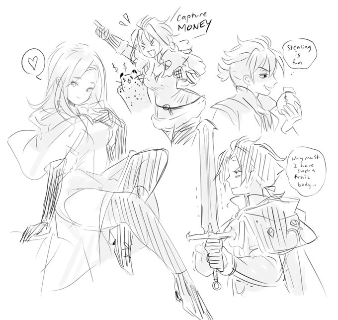 octopath but everyone got mixed up 