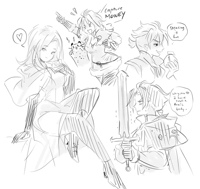 octopath but everyone got mixed up 