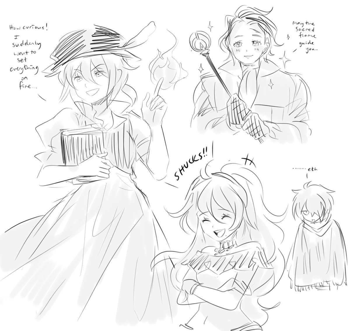 octopath but everyone got mixed up 