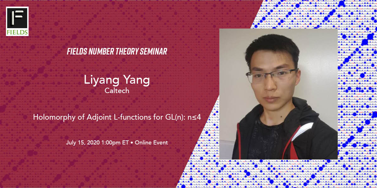 Yangyang Li Math The Fields Institute on Twitter: