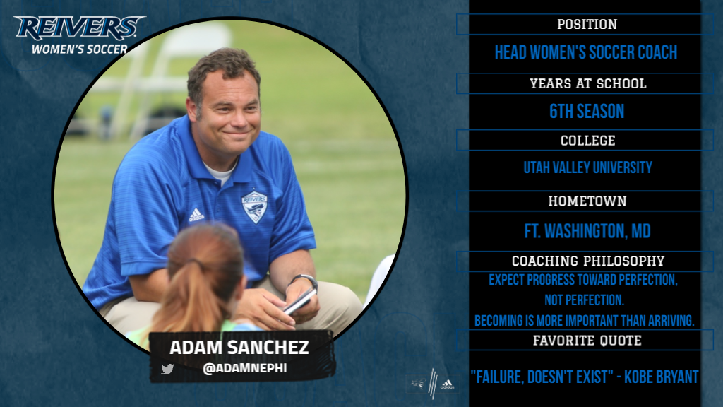 GoReivers's tweet photo. It's time for #MeetEmMonday!

Join us on Mondays as we introduce you to our Head Coaches in the @IowaWesternCC Athletic Department!

Today it's @ReiverWSoccer's HC @adamnephi!

#SailsUP https://t.co/L9P0Z7C0UA
