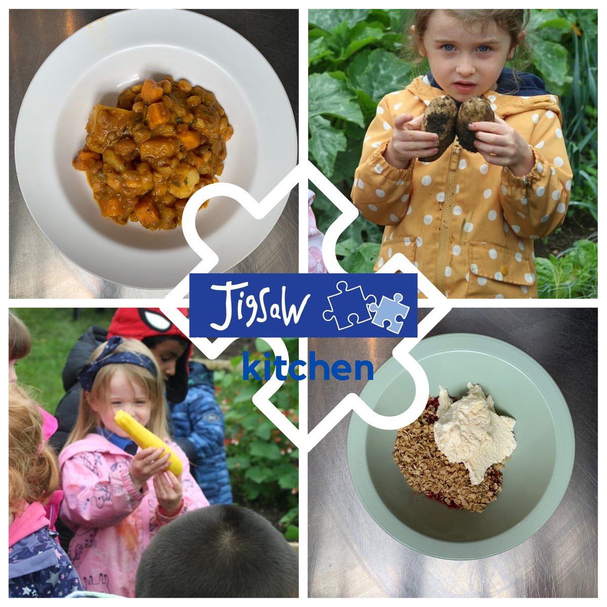 DayJigsaw's tweet photo. Fresh off our allotment, our organically grown courgettes, potatoes, beans &amp; Strawberries all made it into today’s lunch of Doro Wat Curry &amp; Summer Berry Compote with Vanilla Ice Cream 💚🌱😋@NDNAtalk @wearechester @ShitChester https://t.co/41h7D3e3ZP