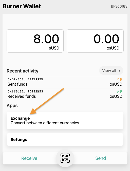 _tokenbridge's tweet photo. Our TokenBridge plugin for @dmihal BurnerWallet 2 makes it easy to deploy a UI for cross-chain token transfers. 

In this example, we set the plugin to transfer @synthetix $sUSD between @xdaichain and #Ethereum.

https://t.co/BpjbfZu9UH https://t.co/H3mPY9qiCk