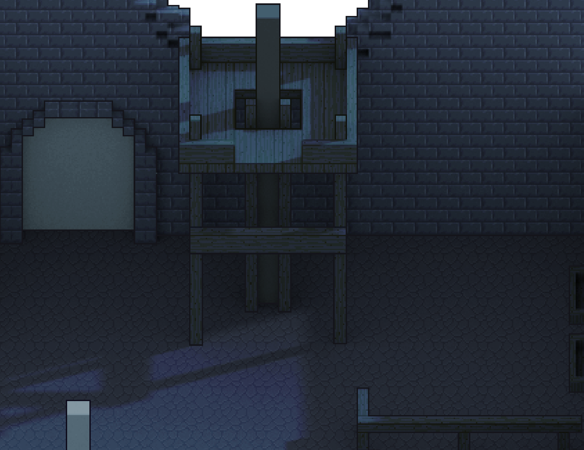 TrystoTheGame's tweet photo. (2/4) I paint on an ‘Overlay’ layer to keep the scene’s light intact. Also, I kept the squared design: I think it gives come kind of uniqueness to the setting. Some close-ups. #indiegame #indiegamedev

[WIP] Sketched in MagicalVoxel (@ephtracy) and painted over in @aseprite. https://t.co/3gPAJx3CtI