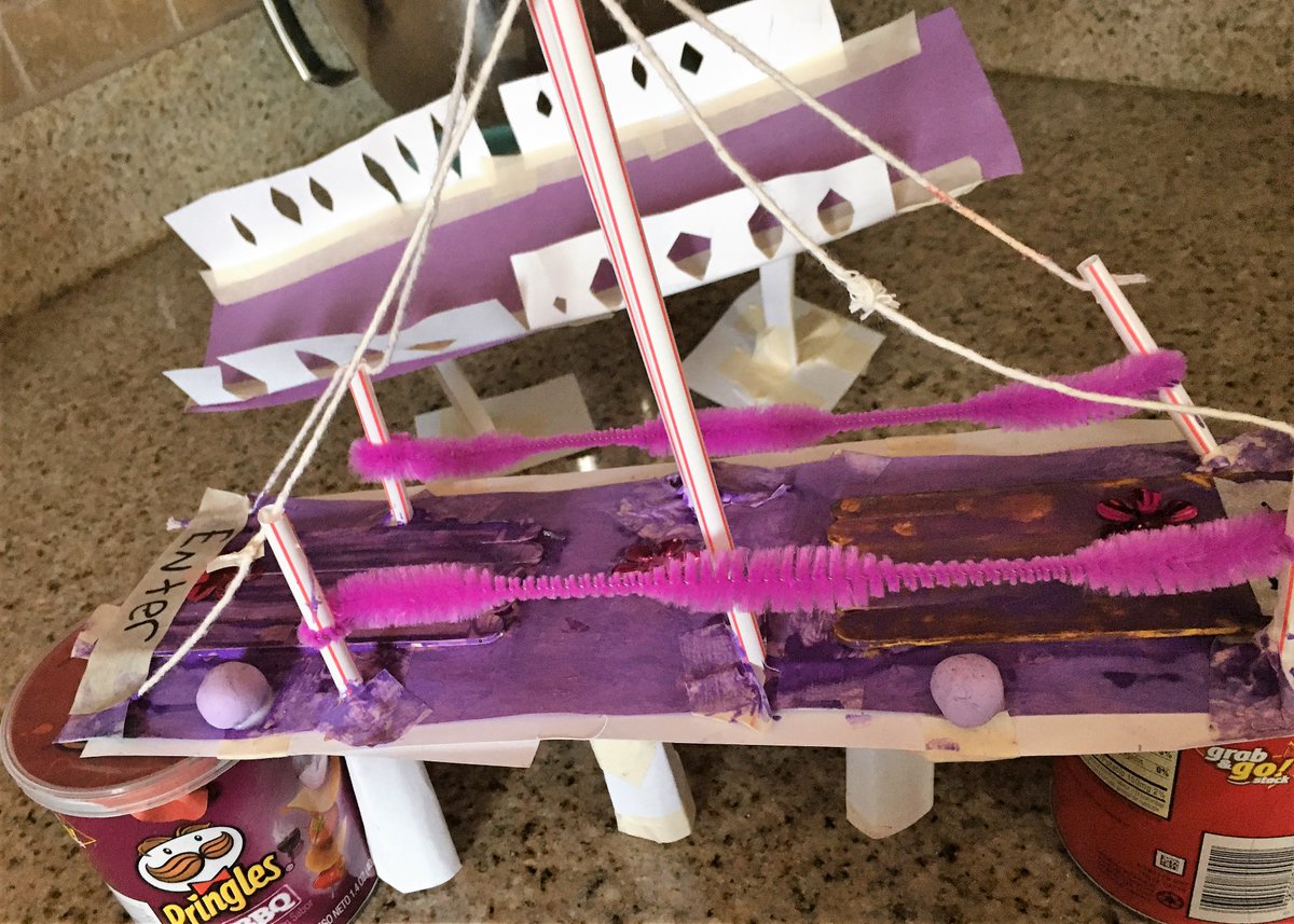 CovPartners's tweet photo. Tasked with rebuilding a model of the Purple People Bridge, this project-based learning activity required HMS students to plan, create a blueprint and maquette, construct a bridge, and create an artistic representation of a bridge during the first week of Camp Covington. #STEAM https://t.co/tBtLsE8Qdu
