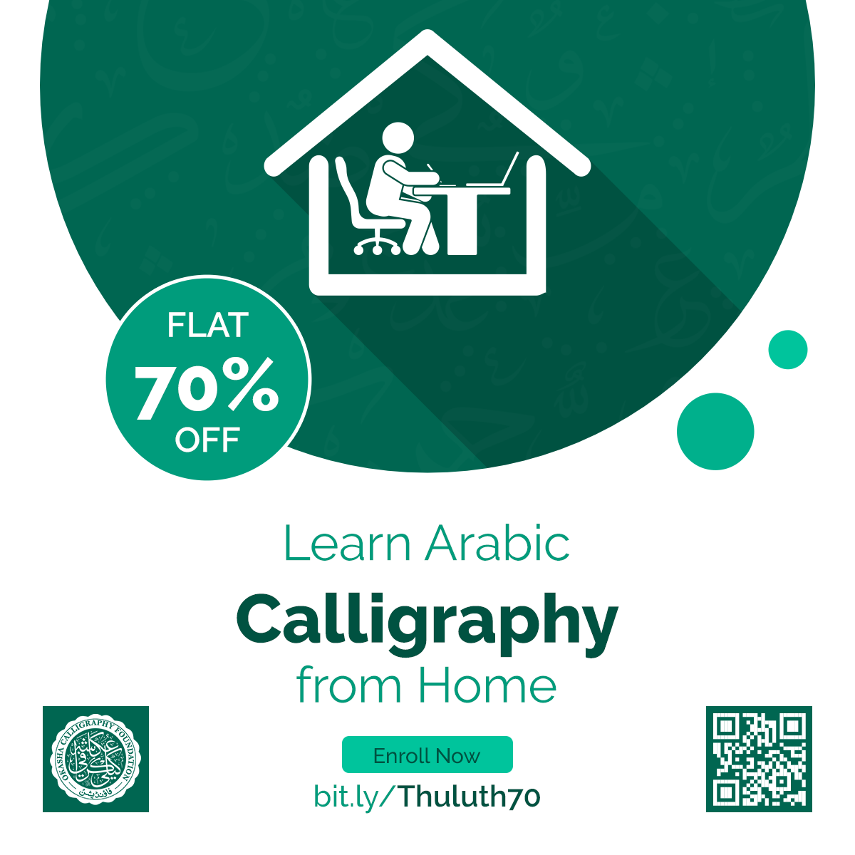 OkashaCF's tweet image. 70% OFF - Learn Arabic Calligraphy from Home
Thuluth for Beginners: bit.ly/Thuluth70

#LearnCalligraphy #CalligraphyLessons #Calligraphy #CalligraphyTutorials #CalligraphyCourse #CourseDiscount #LearnArabicCalligraphy #LearnThuluth #LearnTuluthCalligraphy
