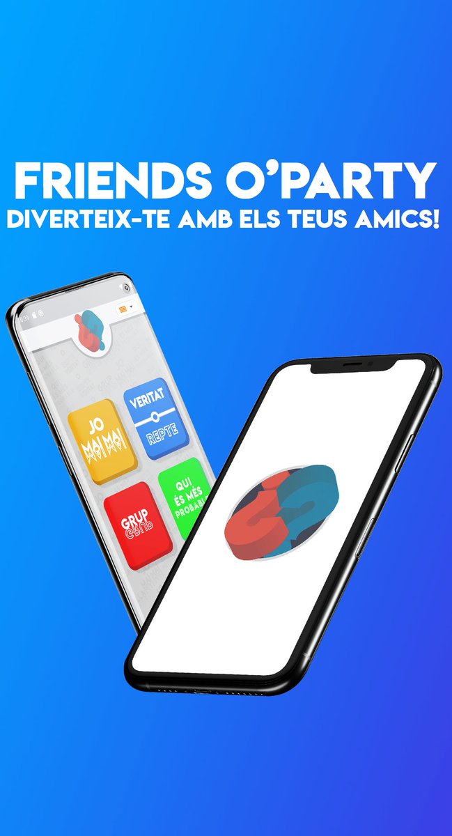 FriendsOParty1's tweet image. Us presentem Friends O&apos;Party, un projecte que va sorgir quan no trobàvem cap app de festes completament gratuïta que ens agradés. Llavors ens vam proposar crear una nosaltres mateixos.