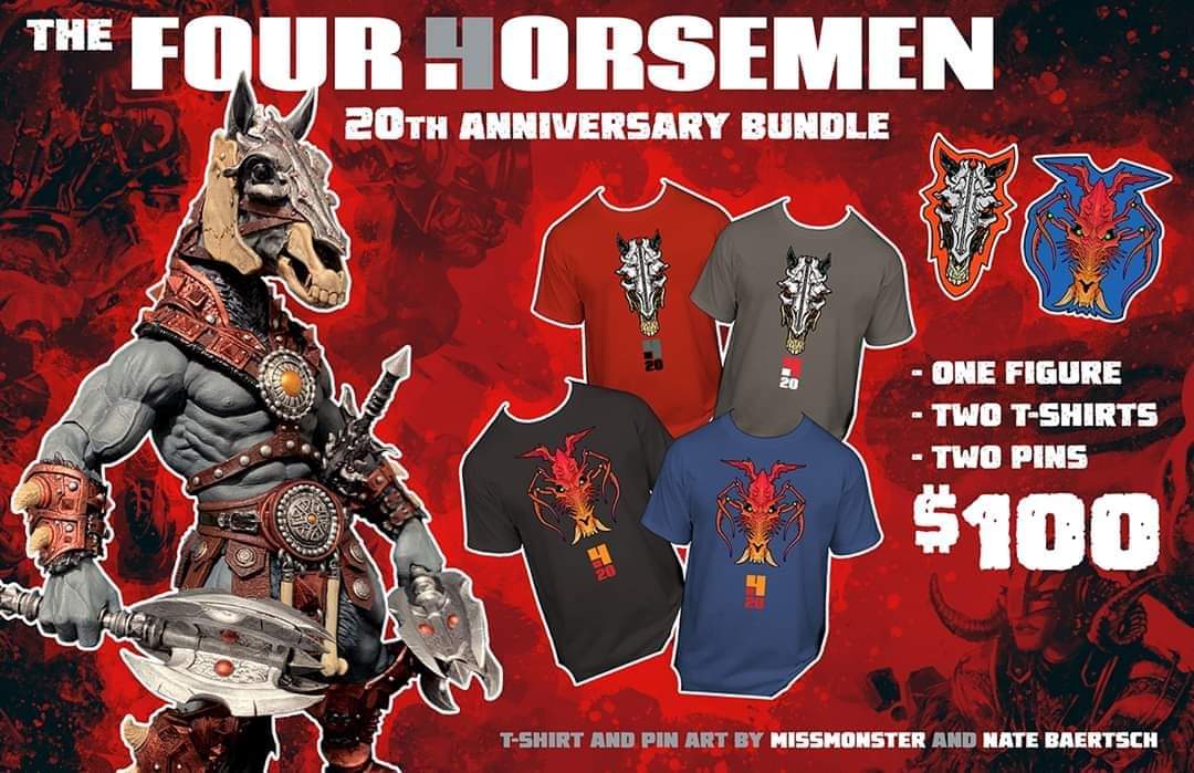 StateOverse's tweet photo. #Statoversians &amp; #MythicLegions fans take heed for the FOUR HORSEMEN 20th ANNIVERSARY BUNDLE PRE-ORDER w/ exclusive #Equaddron #actionfigure ends 3pm EST!!

#Trending #FourHorsemenStudios
#20thAnniversary Bundle #toys
THE STATE O' VERSE IS NOW!!
https://t.co/BoCQCCzEOC https://t.co/dyI0zPhxkr