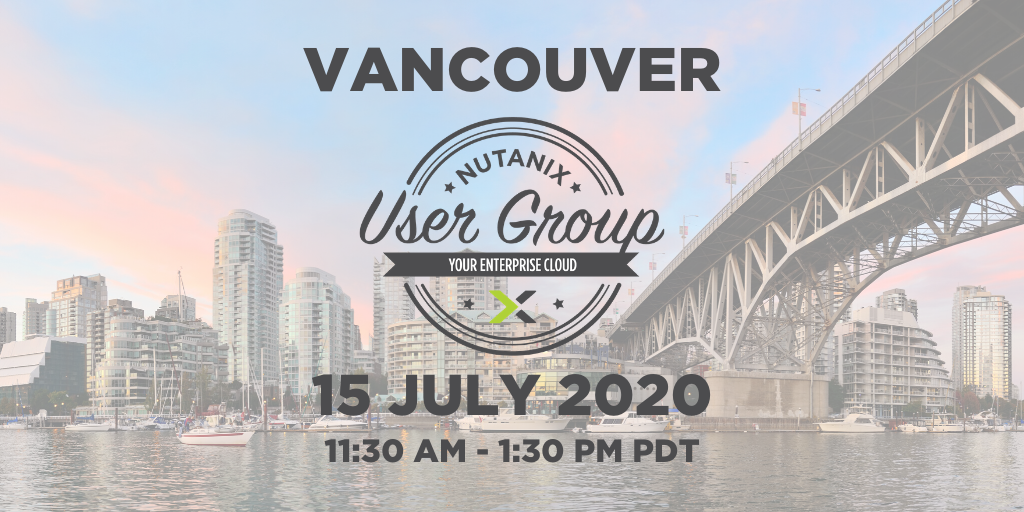 This week #NCUG heads to (virtually) to Canada! 🇨🇦 The #Vancouver chapter will be covering topics including Nutanix Mine w/ <a href="/veeam/">Veeam® Software</a>, cloud solutions, updates, &amp; open Q &amp; A discussion time. 

Check it out and register today! bit.ly/38SlKqA

#WhereYouBelong #AllTogetherNow