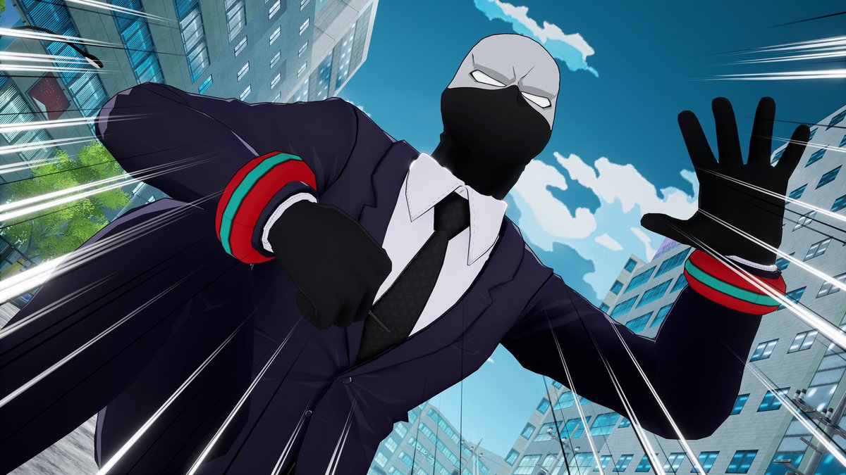 BandaiNamcoUS's tweet photo. Arriving Summer 2020 to #MyHeroOnesJustice2 is the Outlaw Suit pack! This DLC includes 7 NEW outfits for your favorite villains.

Also coming this Summer: Nomu will be available to all players in the next update! https://t.co/rZV6ZUIQtu https://t.co/LOgdFNe489