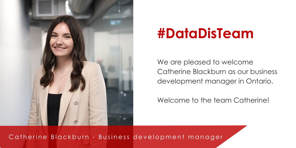 datadis's tweet photo. Welcome to @CatherineBlackburn in the #DataDisTeam! Catherine will assume the position of Business Development Manager in Ontario. We wish you happiness and fulfillment with us! ❤️
#DataDisTeam ✊ https://t.co/Xvvr8HU9VZ