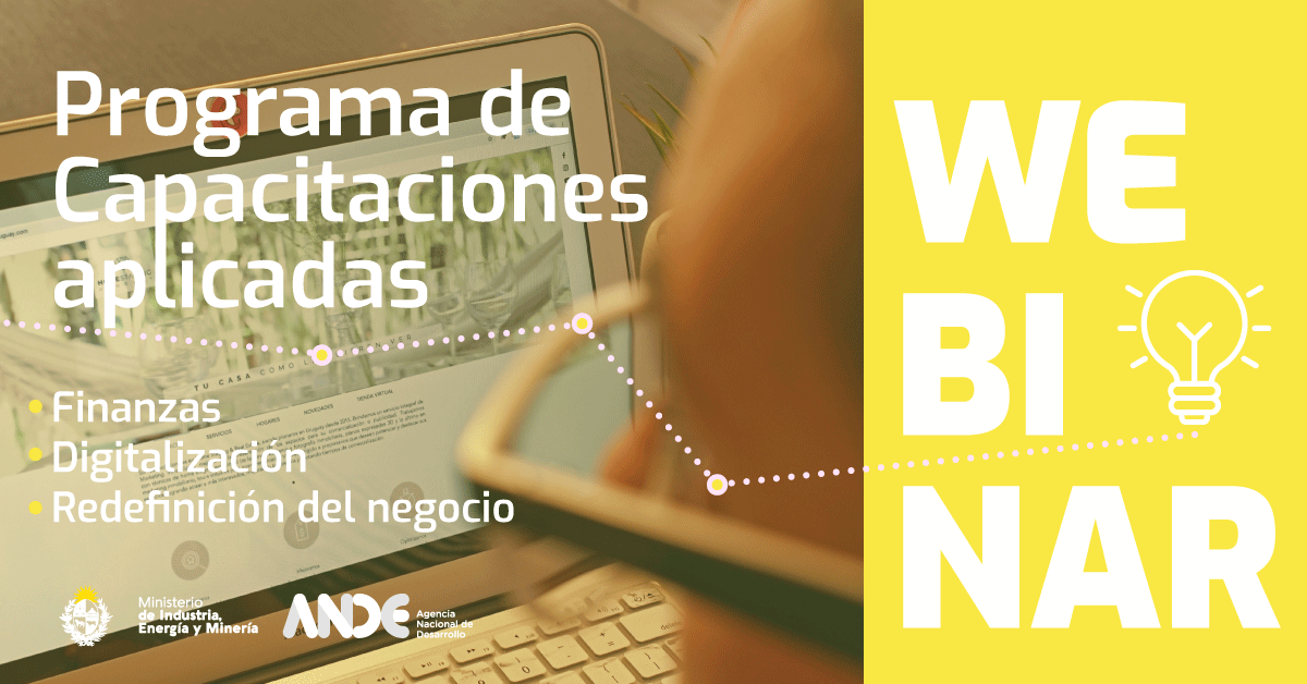 ANDEUruguay's tweet photo. Está abierta la convocatoria para el Programa de capacitaciones aplicadas para #mipymes de ANDE y @MIEM_Uruguay 

Conocé más👉 https://t.co/XbHVv7iOg9
🗓️ inscripciones hasta el 27 de julio https://t.co/UL5zJ36Iff