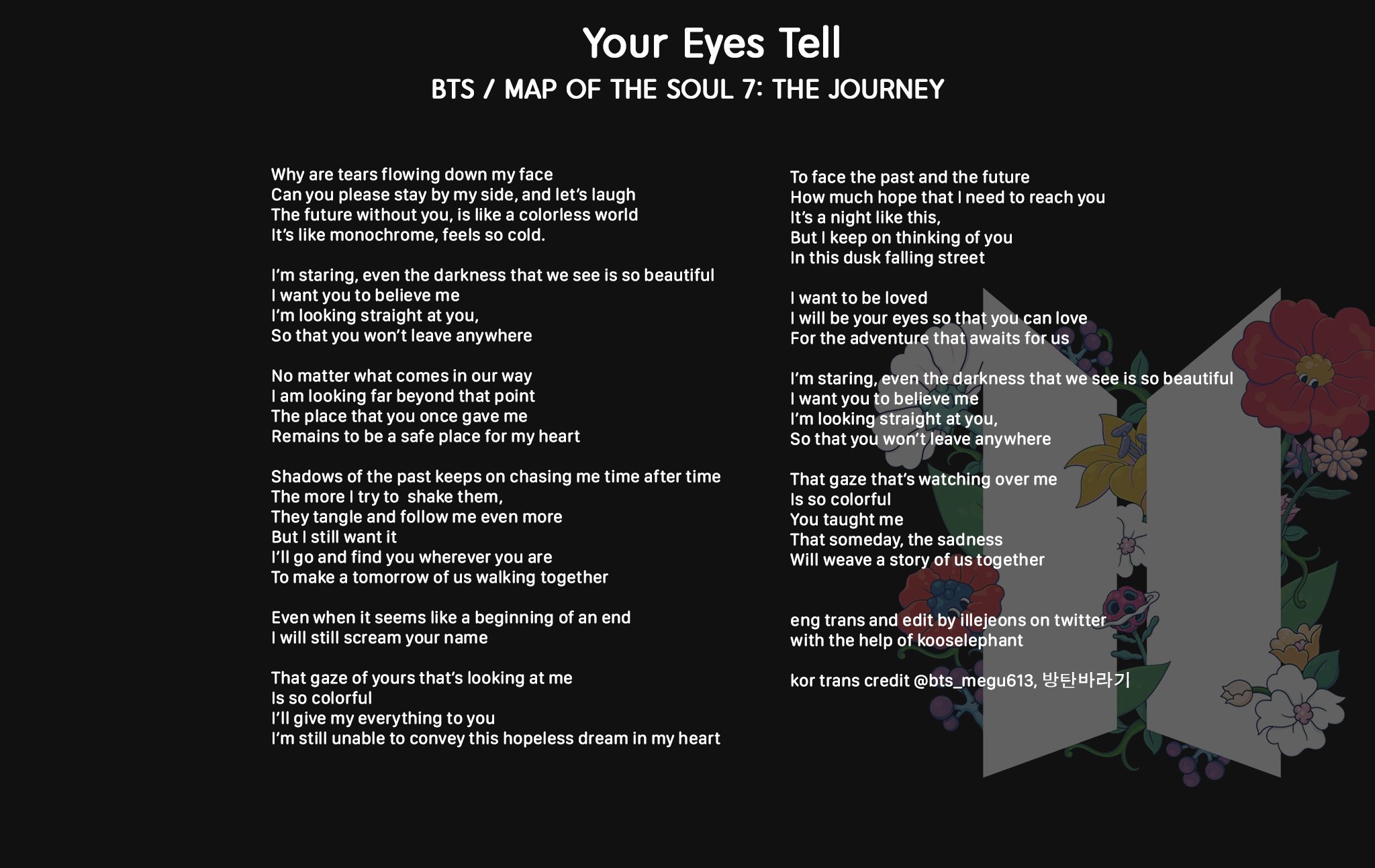 Film out bts lyrics romanized