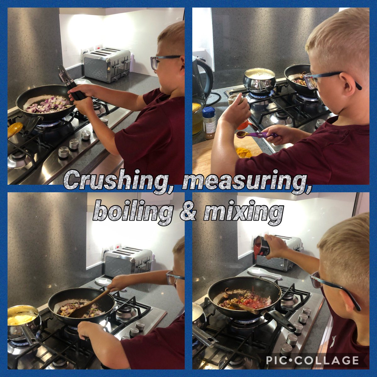 ClassroomK's tweet photo. π Our first winner today is Harry! Harry has made a delicious Vegetable Curry!! Well done! As the pictures show, Harry has identified all the skills that he has used π
We'll be in touch shortly with your prize Harry! π€©
#CKCookOff https://t.co/V9S0vEm2ux