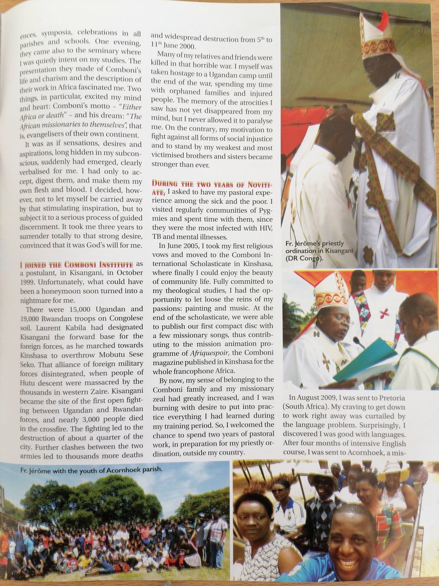 ComboniKenya's tweet photo. In the current issue of our international catholic magazine. https://t.co/clJ1lMlGTy