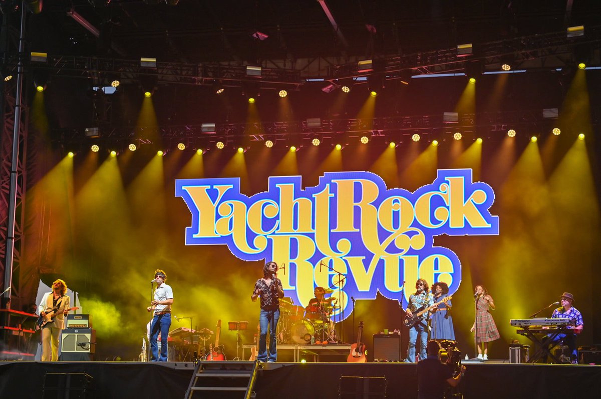 roc_off's tweet photo. We set the stage for the first @LiveNation drive-in concert on Saturday. @YachtRockRevue was held outside of @ruoffmusicenter in Indiana with more than a thousand fans in attendance. There is much more to come in Live Nation's series of drive-in concerts this season. Stay tuned! https://t.co/SPNEzsDZo9
