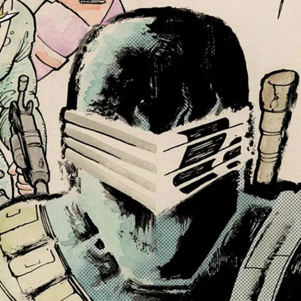 disquiet's tweet photo. Snake Eyes sez #weakamask. (I was gonna use Dr. Doom's origin story, but maybe using villains sends a mixed message.) https://t.co/j9FPAlKGee