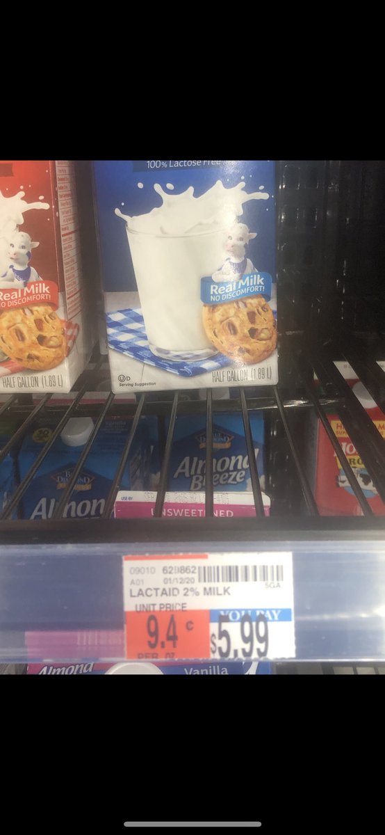 JayBudhrani's tweet photo. @cvspharmacy how is it fair that CVS charges 25% more on Lactaid milk when compared to Walmart??!! CVS $5.99 vs. Walmart $3.88. THIS IS ABSURD! I am never going into a CVS again.  #pricegouging https://t.co/bripoOG5jj