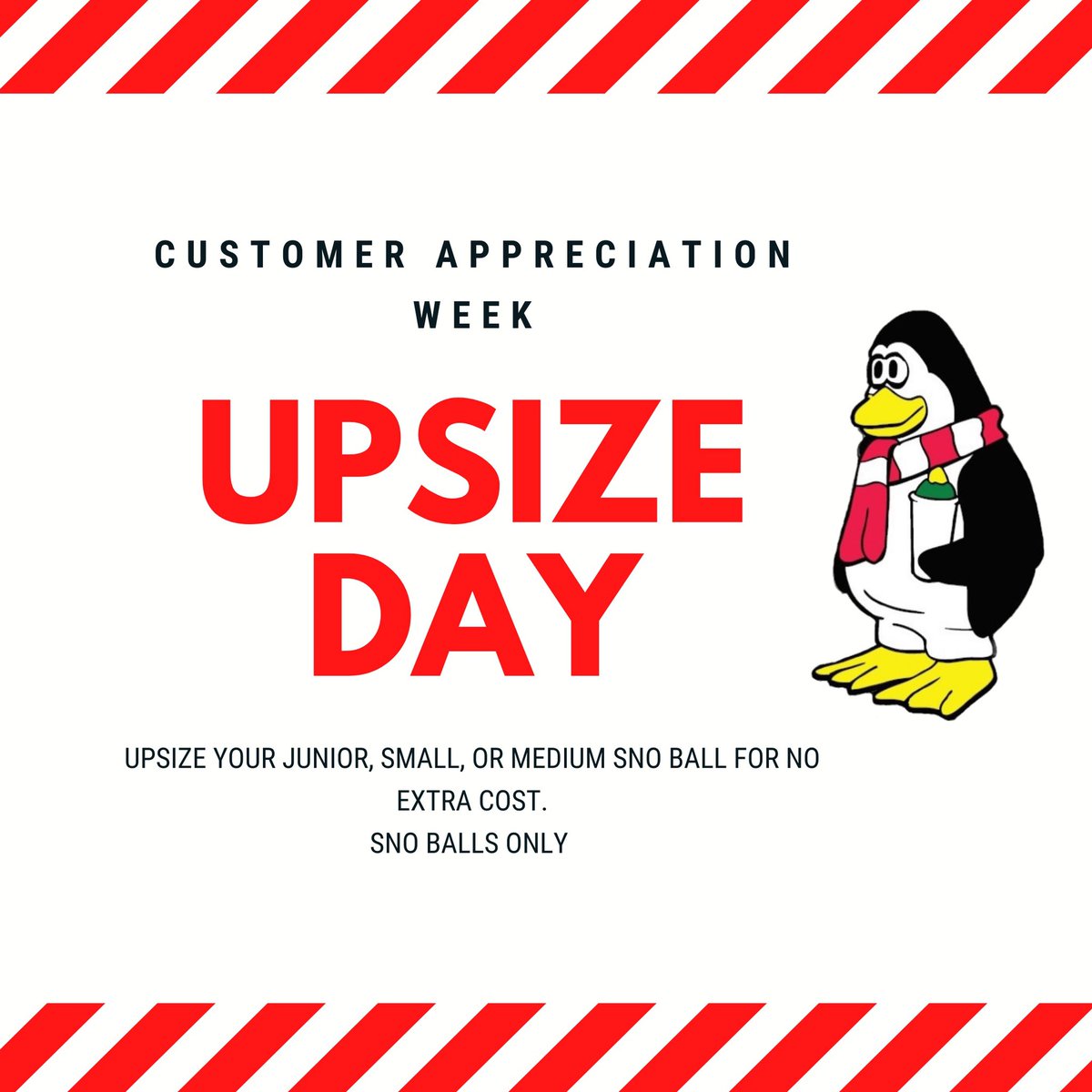 sno_to_go's tweet photo. Customer Appreciation a Week Day One 🍧🍦🐧 https://t.co/OrGPdPzPJo