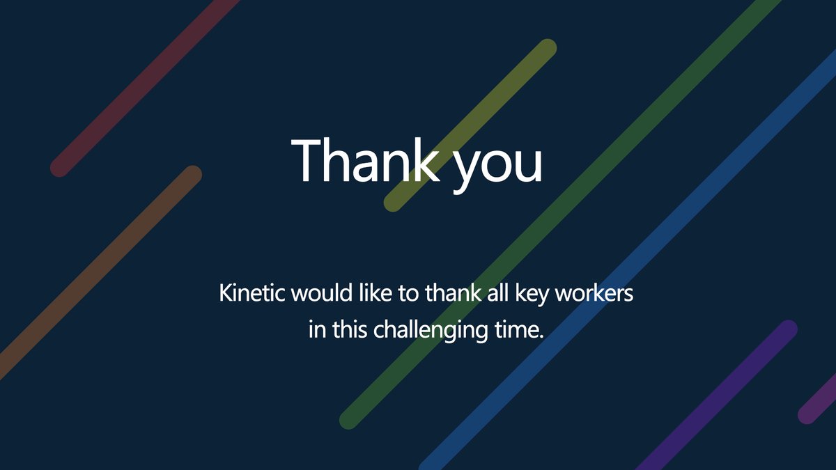 KineticAMP's tweet photo. #COVID19 has been a challenging time &amp; we would like to thank all key workers for their ongoing efforts 👏 They have provided us the opportunity to carry on working during this period &amp; we are pleased to be able to announce some exciting news shortly! https://t.co/iDeyOyWHNx