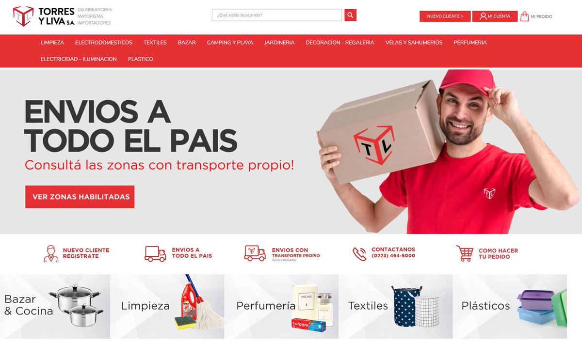 Felicitaciones a Torres y Liva por su nueva sucursal onLine de eCommerce con ROLLPIX iShop torresyliva.com