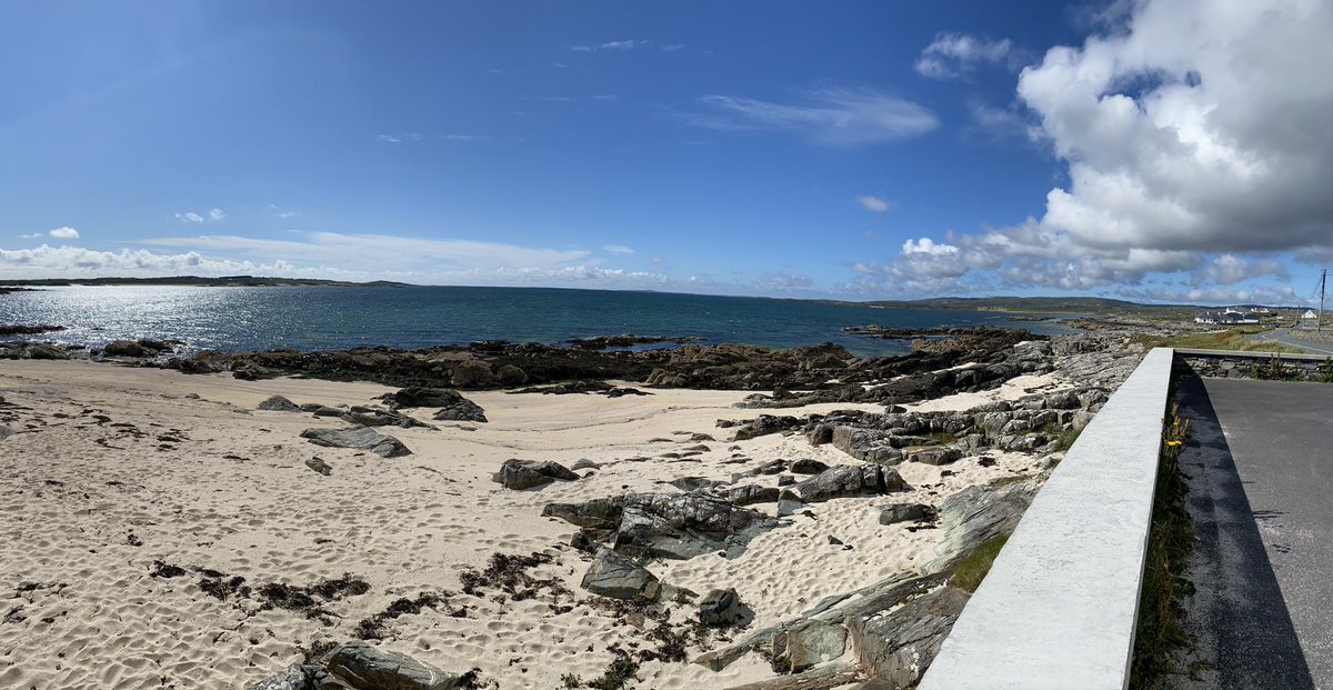All_Connemara's tweet photo. We hit Coral beach, towards Ballyconneely it’s actually made up of Maerl (Rhodolith) Seaweed which grows at 1mm/year, that bleaches and looks like Coral #interstingFact #Connemara https://t.co/zYSzF2dUTr