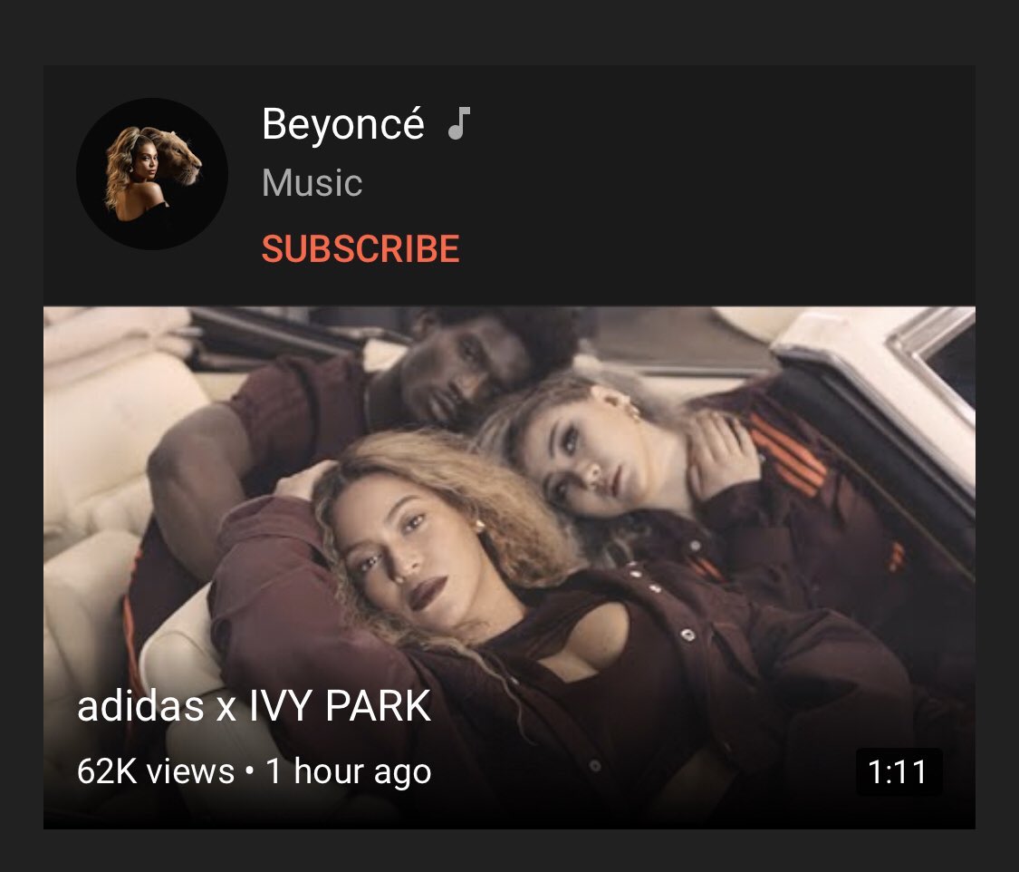 CL is posted on Beyoncé’s YouTube channel & Instagram account