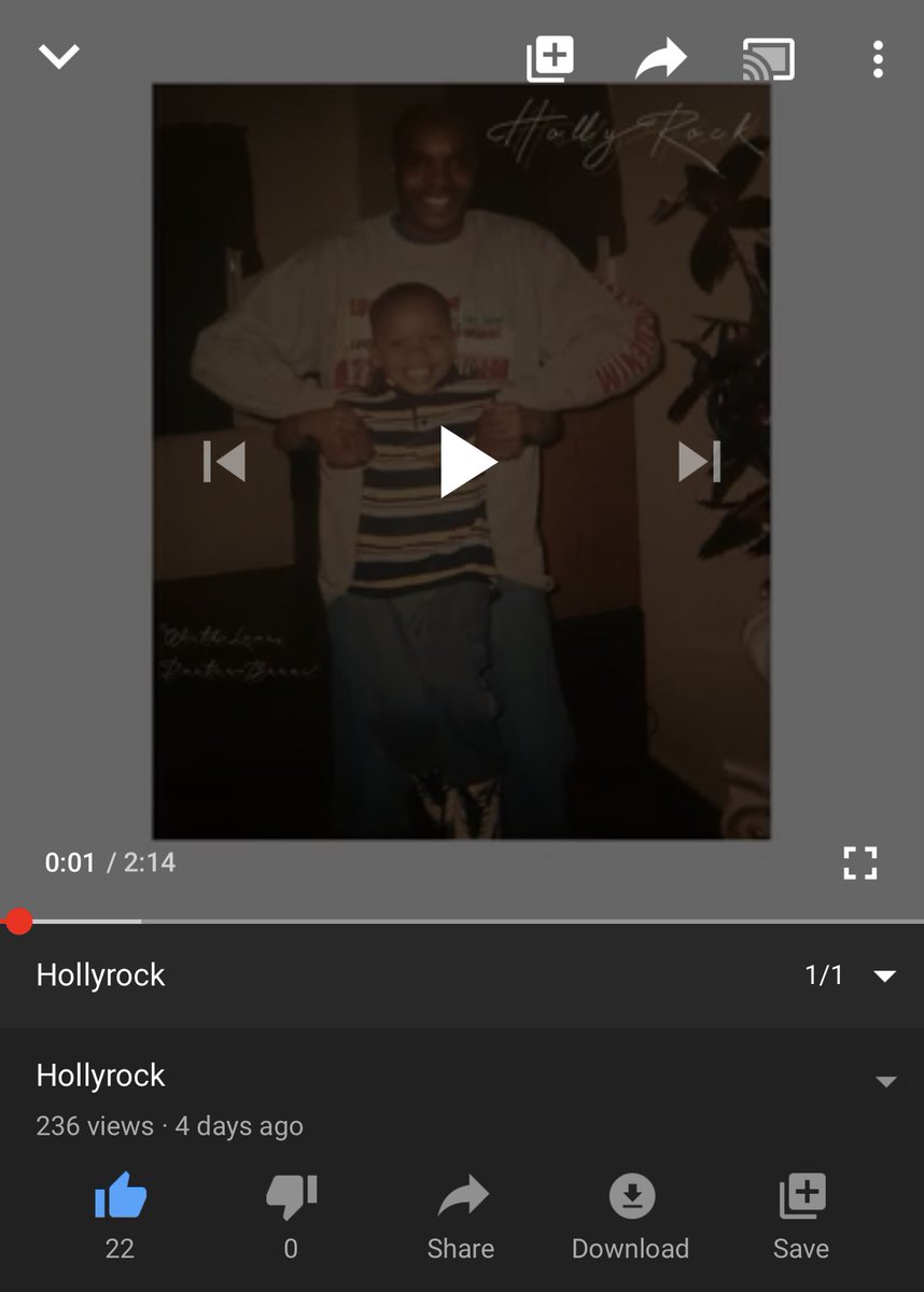 _debehe_'s tweet photo. It doesn’t cost anything to retweet‼️
I truly want this song to reach as many ears as possible. Not for money, not for accolades, but there are many people who were raised without their fathers! 
Spread the word💛
#Hollyrock https://t.co/ITkHmeheNm