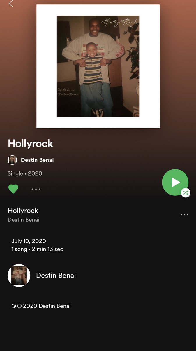 _debehe_'s tweet photo. It doesn’t cost anything to retweet‼️
I truly want this song to reach as many ears as possible. Not for money, not for accolades, but there are many people who were raised without their fathers! 
Spread the word💛
#Hollyrock https://t.co/ITkHmeheNm