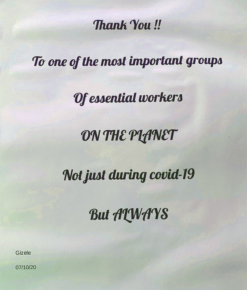 wcawaste's tweet photo. Our Lake County Team receive these awesome posters 
"With more people at home, there is even more refuse, and although that garbage may have been exposed to Covid-19, the crews still take the risk of picking it up."
Matt Graham, Operations VP
#ThankYou https://t.co/Bpvobu1nru