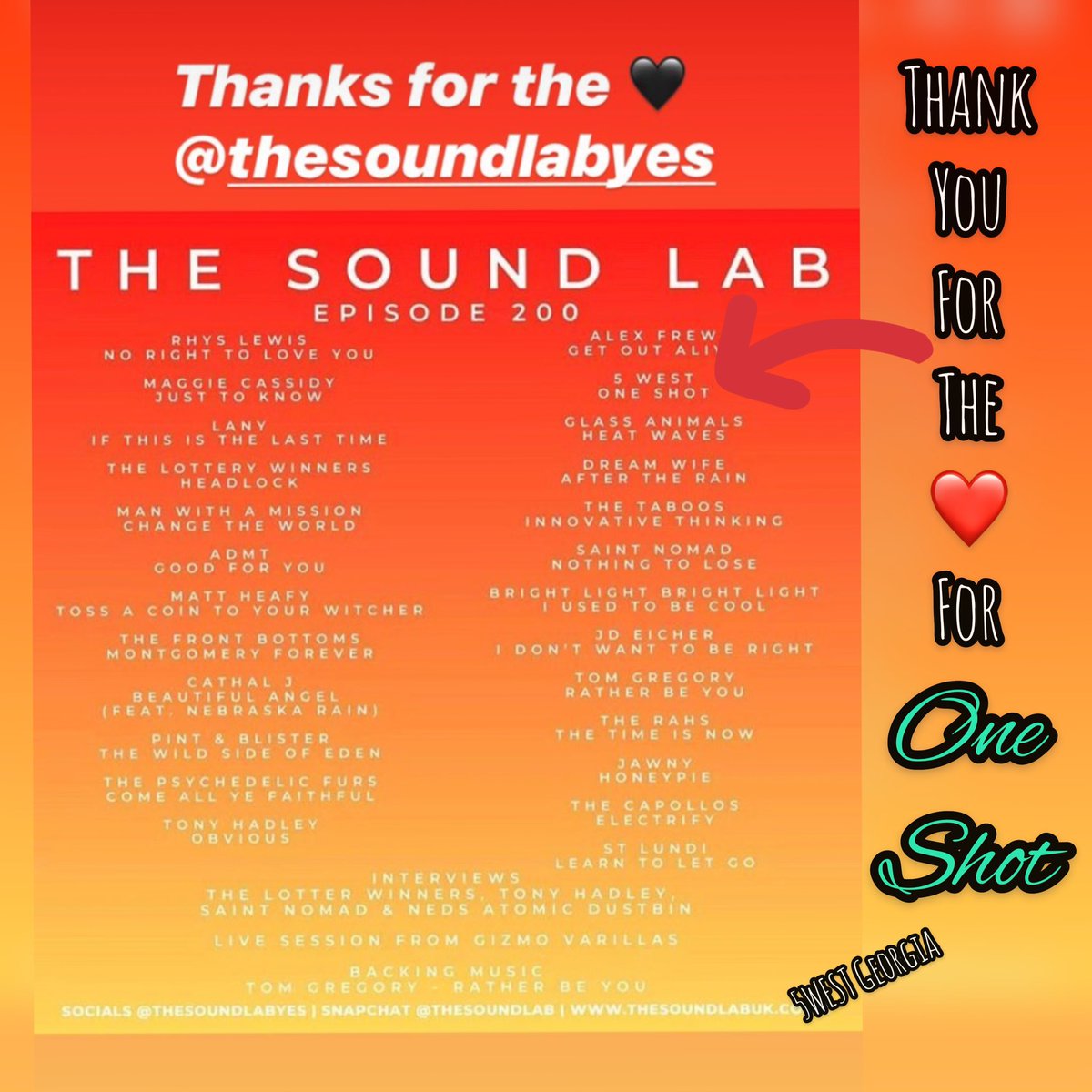 5WESTGeorgia's tweet photo. #ThankYou @TheSoundLabYES!!! Super proud of @5WESTMUSIC #NewSong #OneShot getting lots of love! It’s a bit of a #newsound for #5WEST, but still #showcases their unbelievable #talent &amp; to die for #harmonies! Check it out! #LinkInBio #MyBoysAreAmazing #5WESTOneShot #5WESTreview https://t.co/HZwTkHaOND