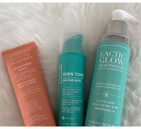 urban skin rx lactic glow micropolish gentle cleansing gel