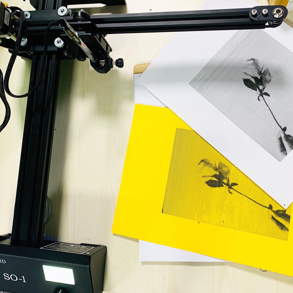 Sovol3d's tweet photo. Record the life with pen, sometimes the photos on our phone may be lost and the drawing will be more precious.❤️
#Sovol #writingrobot #drawing #sketch #rose https://t.co/b8lYJy7AIv