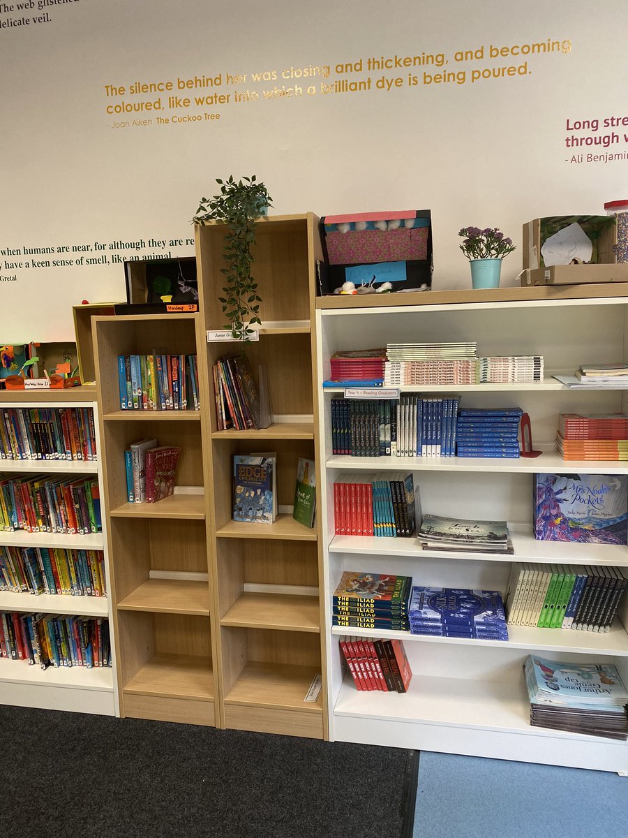 hydeh_rose's tweet photo. The beautiful library back and ready for when children can relax and have a read 💛with our beautiful @imaginecentre reading gladiator books and @theweekjunior magazine racks!  @TheOaklandsBham @OaklandsPTA @MrCourt123 thanks to all the 💪🏽 from a wonderful team. @OpenUni_RfP https://t.co/HszDlSw78H