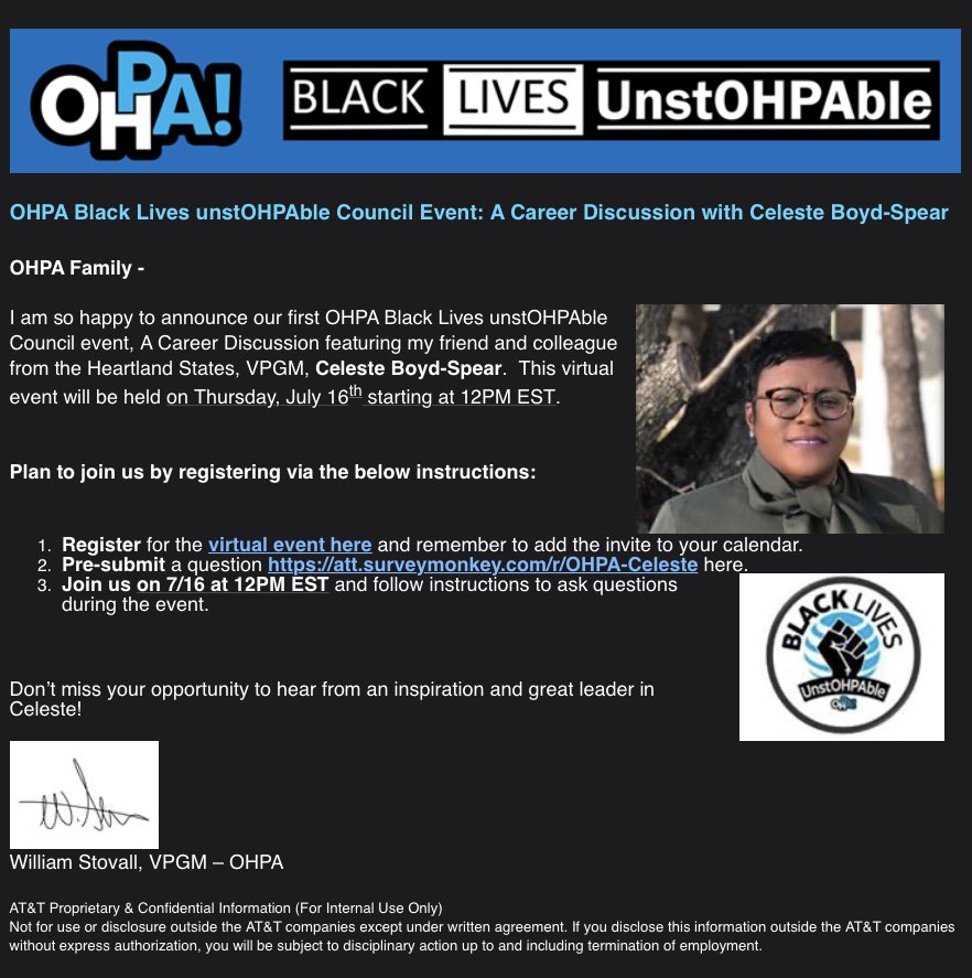 So excited for this Lunch &amp; Learn with <a href="/cbs4real/">Celeste</a> You don't want to miss this one!!! #CBSinBLU  #BlackLivesUnstOHPAble <a href="/WilliamGStovall/">William Stovall</a> <a href="/LalaFremont/">Lala Fremont</a> <a href="/MikeMitch85/">Mike Mitchell (Money Makin Mitch)</a> <a href="/abovebeyondG/">Gabrielle Norwood</a> <a href="/TammyTindleyCT/">Tama Tindley</a> @M_kearney33