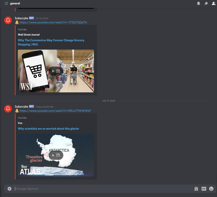 Bots For Twitter Updates Discord